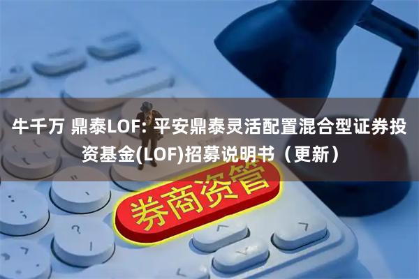 牛千万 鼎泰LOF: 平安鼎泰灵活配置混合型证券投资基金(LOF)招募说明书（更新）